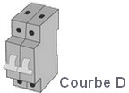 Disjoncteur courbe D