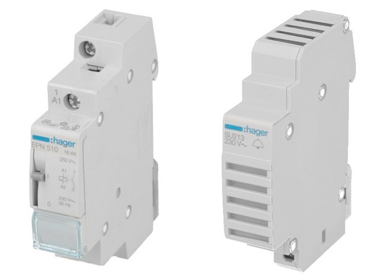 Commande & Contrôle modulaire Hager : Télérupteur, contacteur, minuterie...