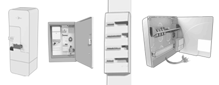 Panneau électrique d’abonné