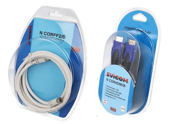 Cables TV : cable coaxial & HDMI Cables TV : cable coaxial & HDMI