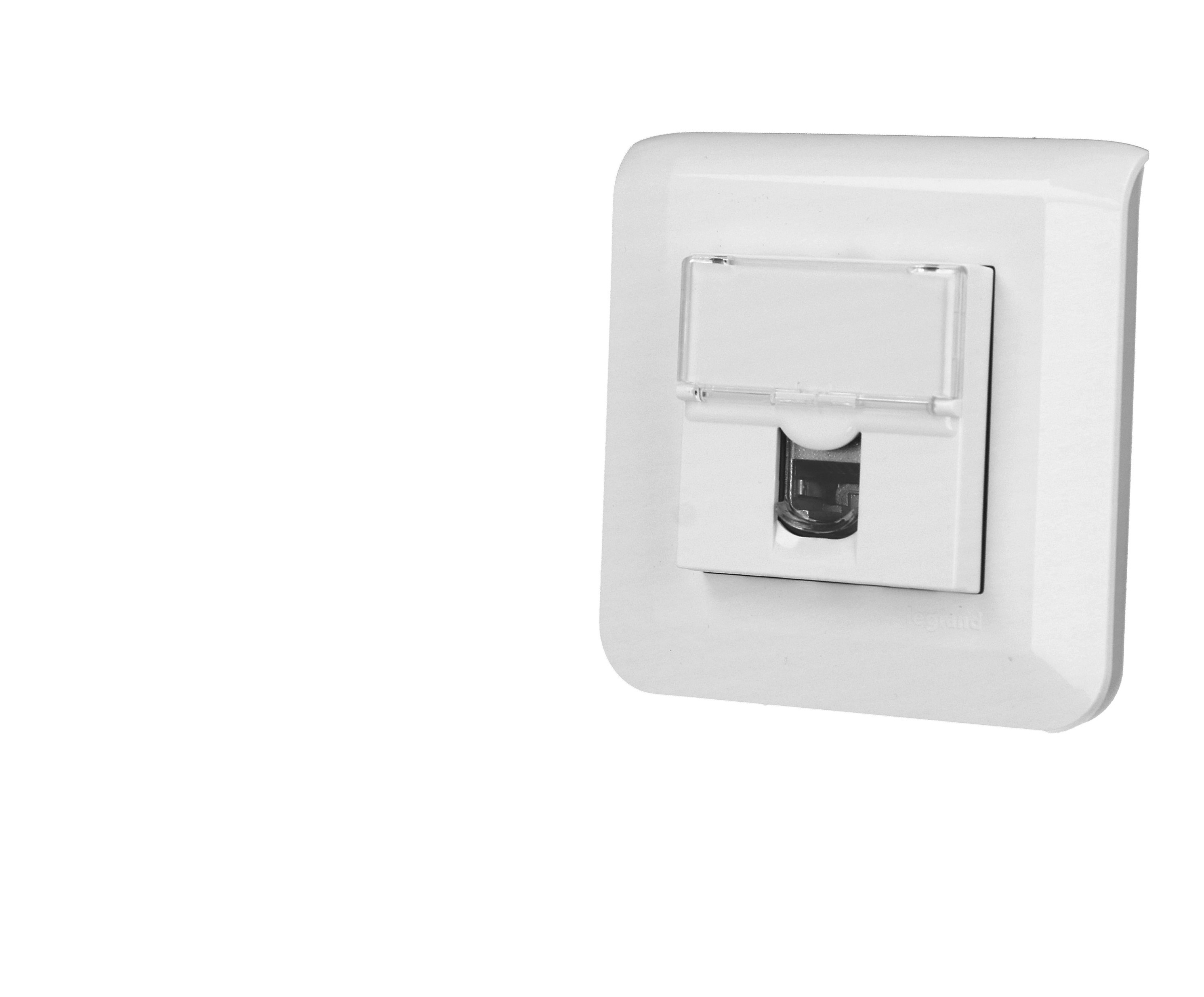 Prise RJ45 Cat6a Legrand Mosaic™ complète