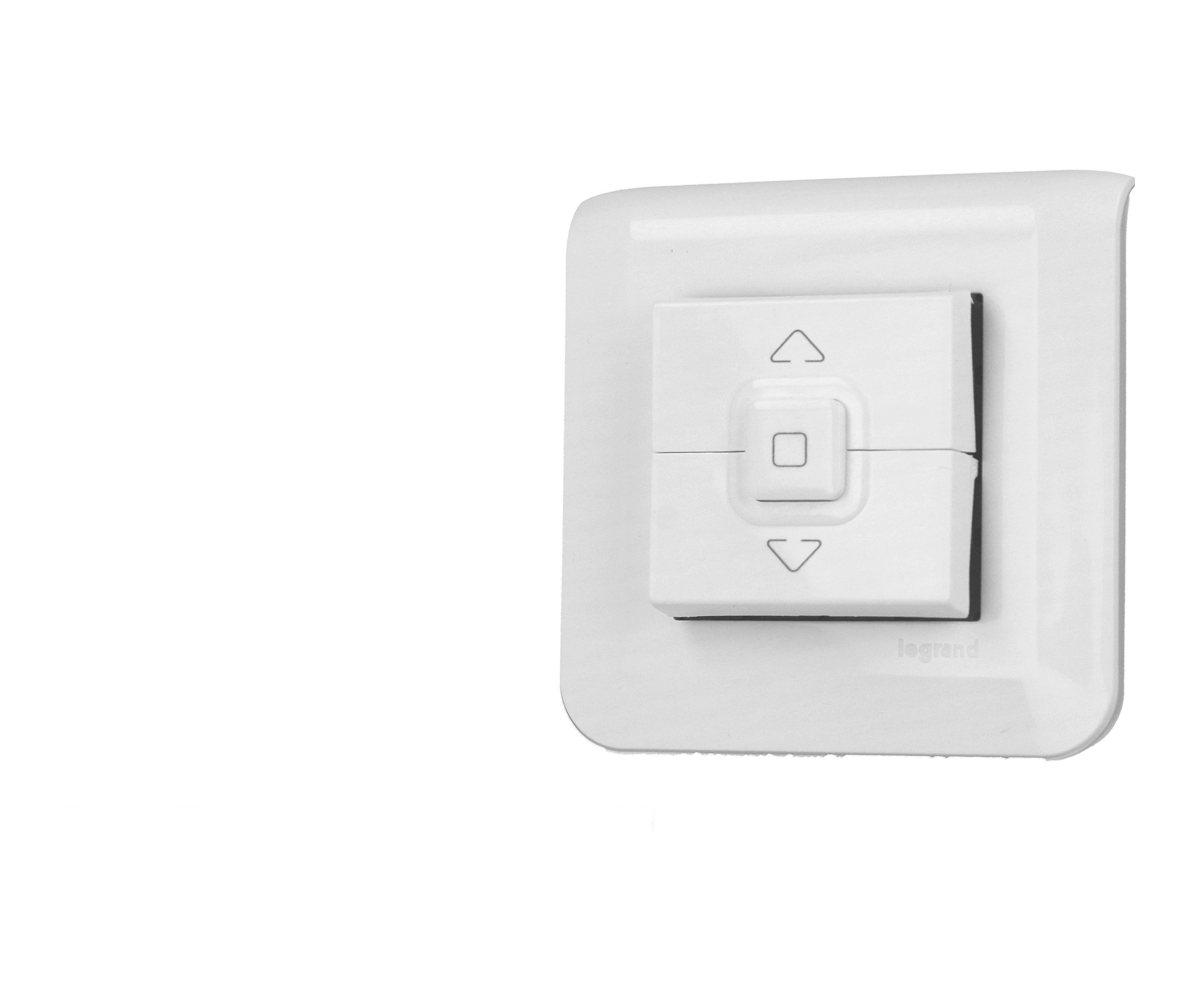 Poussoir de volet roulant Legrand Mosaic™ complet