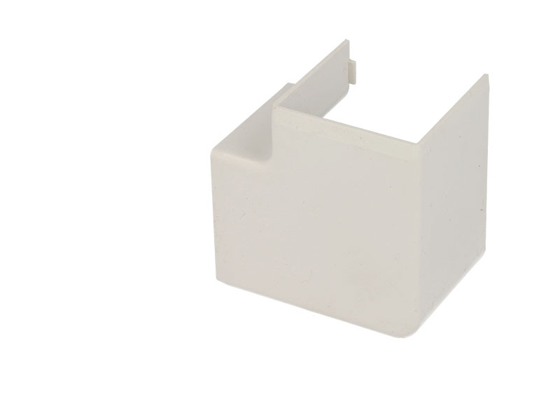 Angle plat pour goulotte PVC blanc 40 x 40 mm KOPOS