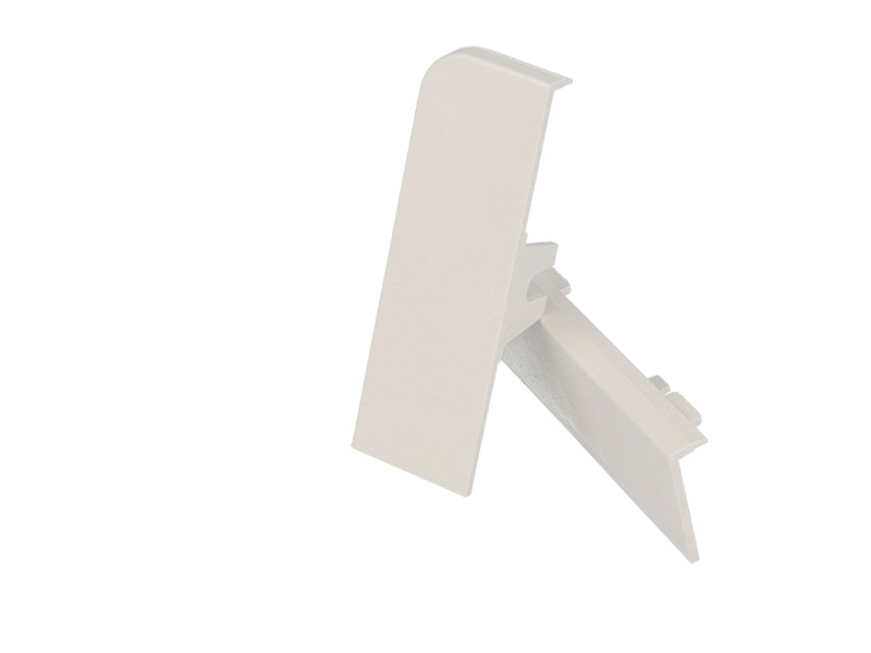 Paire d'embouts pour plinthe 80x25