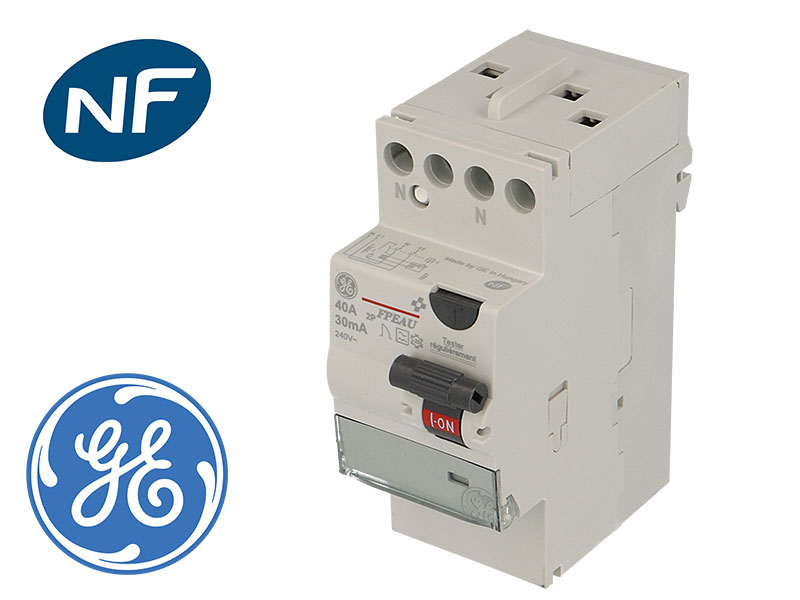 Interrupteur Différentiel 40A / 30mA / type AC a bornes étagées