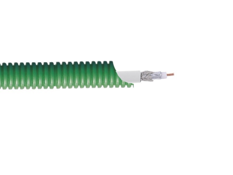 Gaine préfilée câble coaxial TV