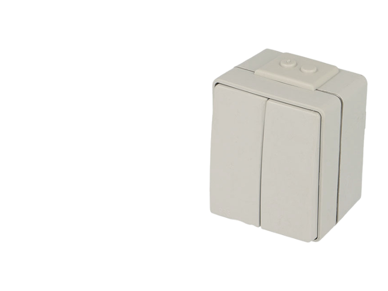 Interrupteur va-et-vient double Efapel étanche