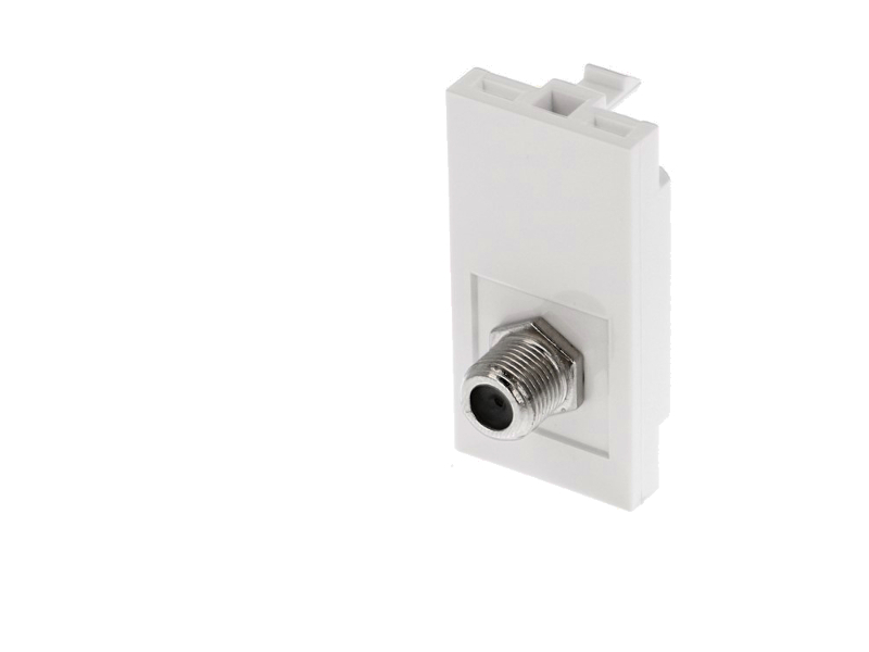 Prise TV ½ module Efapel Quadra & Latina (45x45)