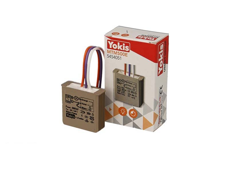 Micromodule minuterie encastrable 500W Yokis
