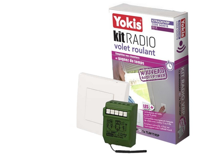 Kit radio volet roulant POWER Yokis