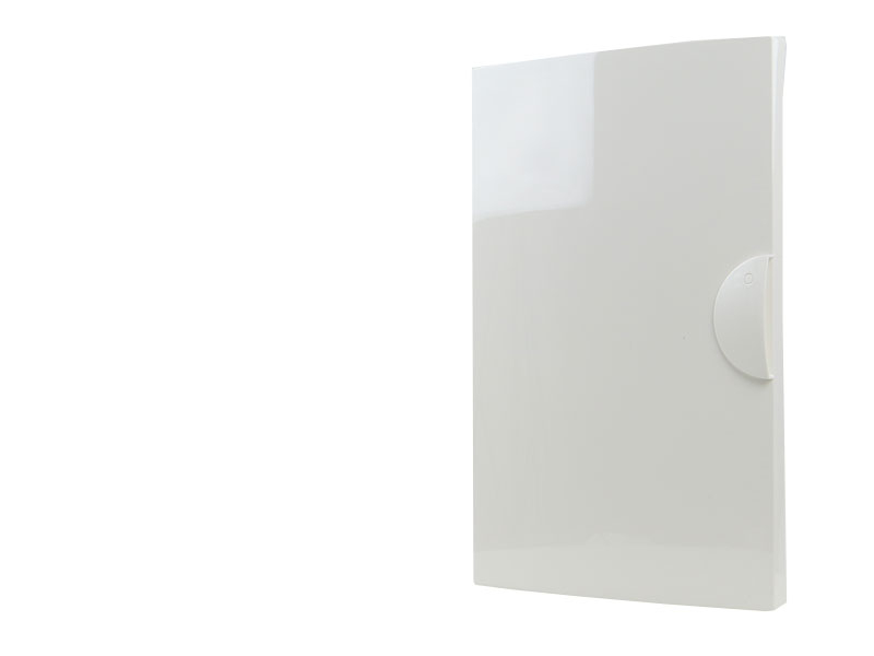 Porte blanche pour coffret 2 rangées Hager Gamma13