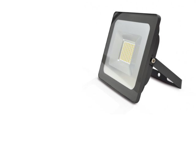 Projecteur LED 50W noir étanche blanc naturel