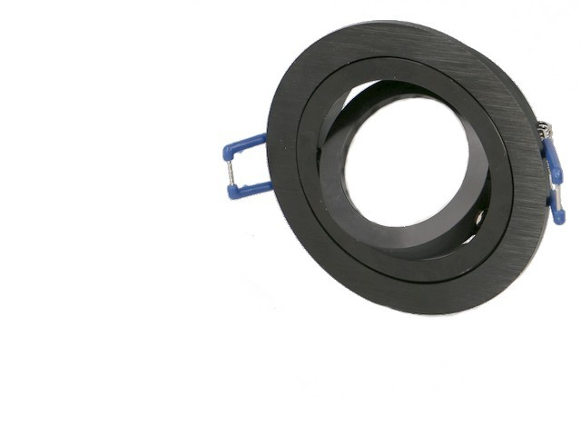 Collerette orientable finition noir ?92mm