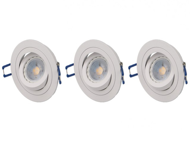 Lot spot orientable blanc 3000K