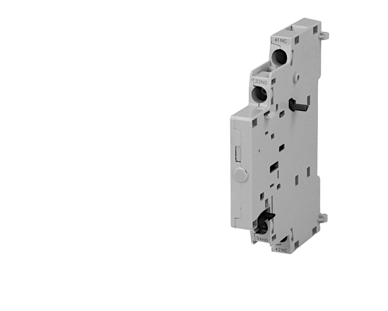 Contact auxiliaire 2NO pour départ moteur, montage latéral