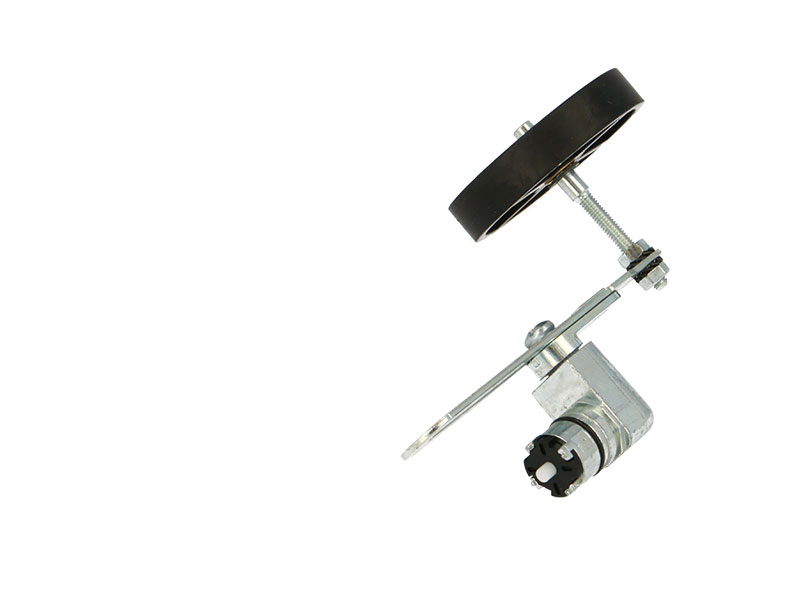 Levier réglable à galet caoutchouc pour fin de course