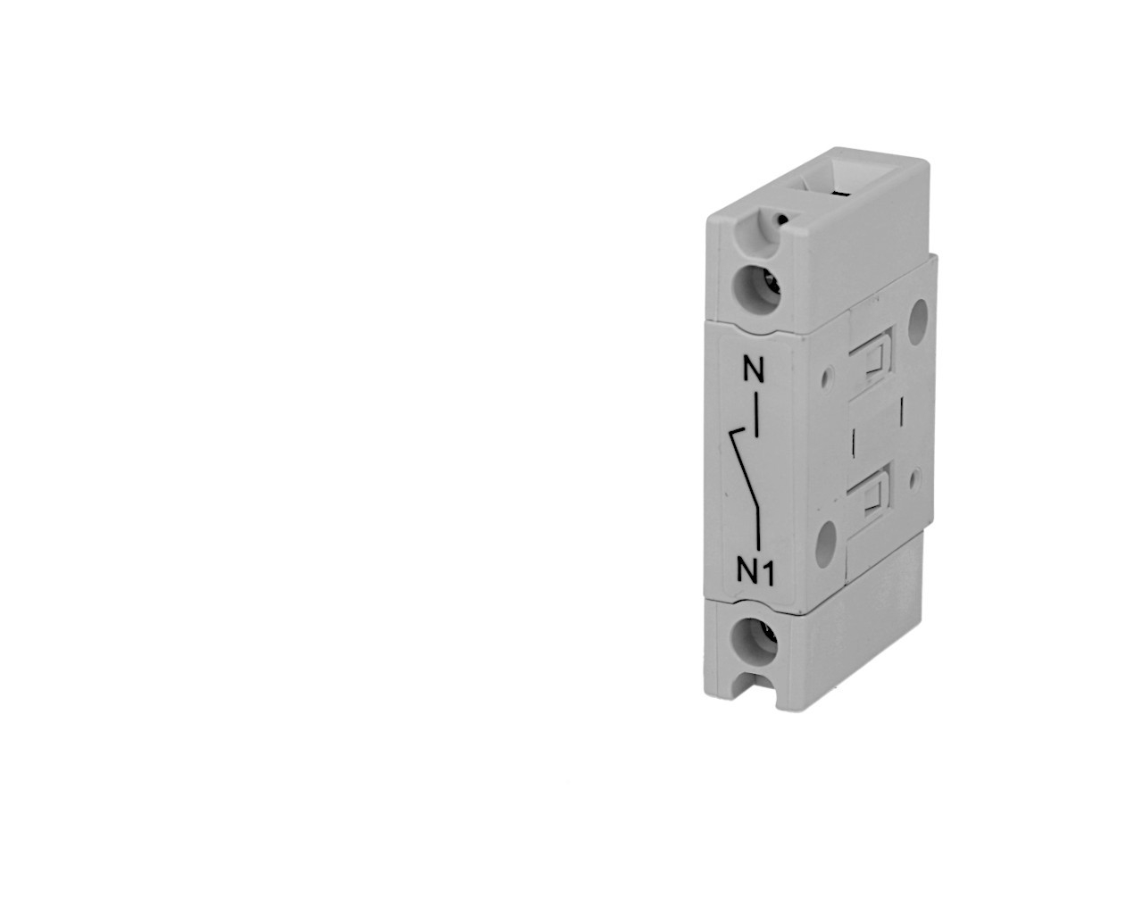 Pôle neutre pour sectionneur rotatif 20/40A en montage sur panneau