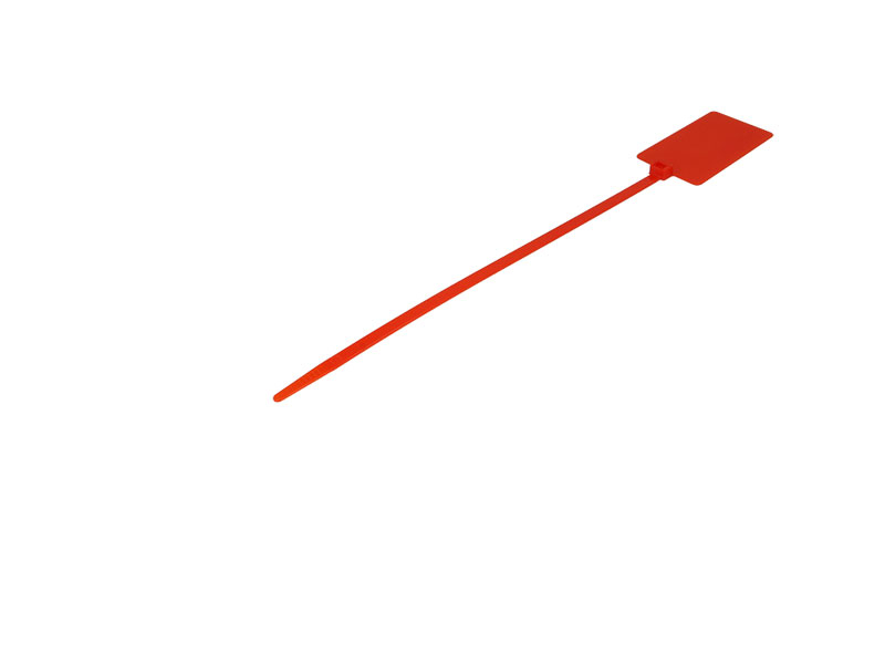 Collier rouge avec plaque d'identification