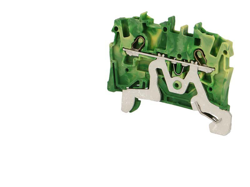 Bornes de jonction RAPIDE Wago 1.5mm² VERT-JAUNE