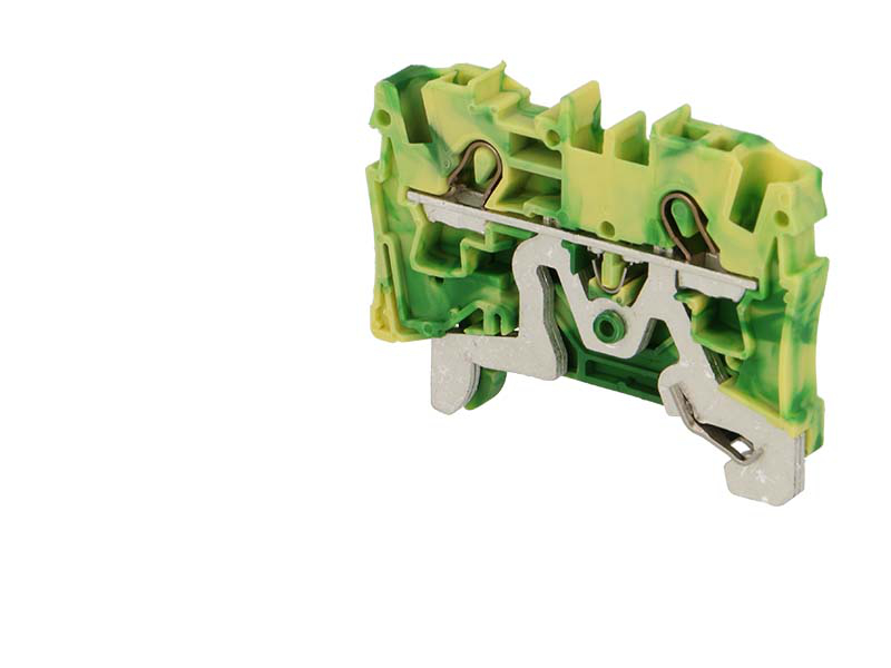 Bornes de jonction RAPIDE Wago 4 mm² VERT-JAUNE