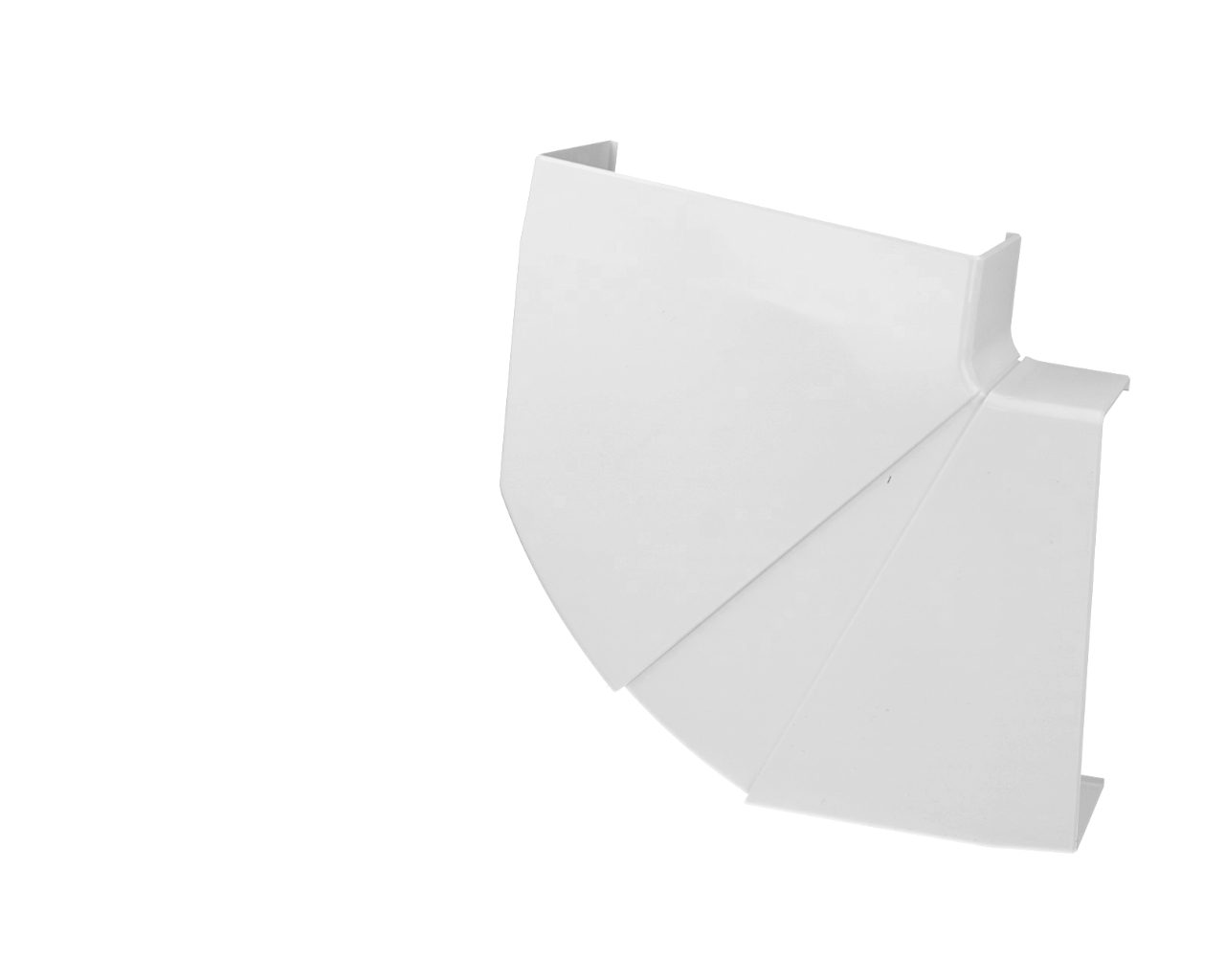 Angle plat pour goulotte appareillable Efapel 100 x 50 mm