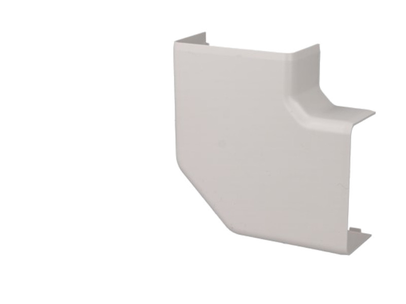 Angle plat pour goulotte PVC blanc 80 x 40 mm KOPOS