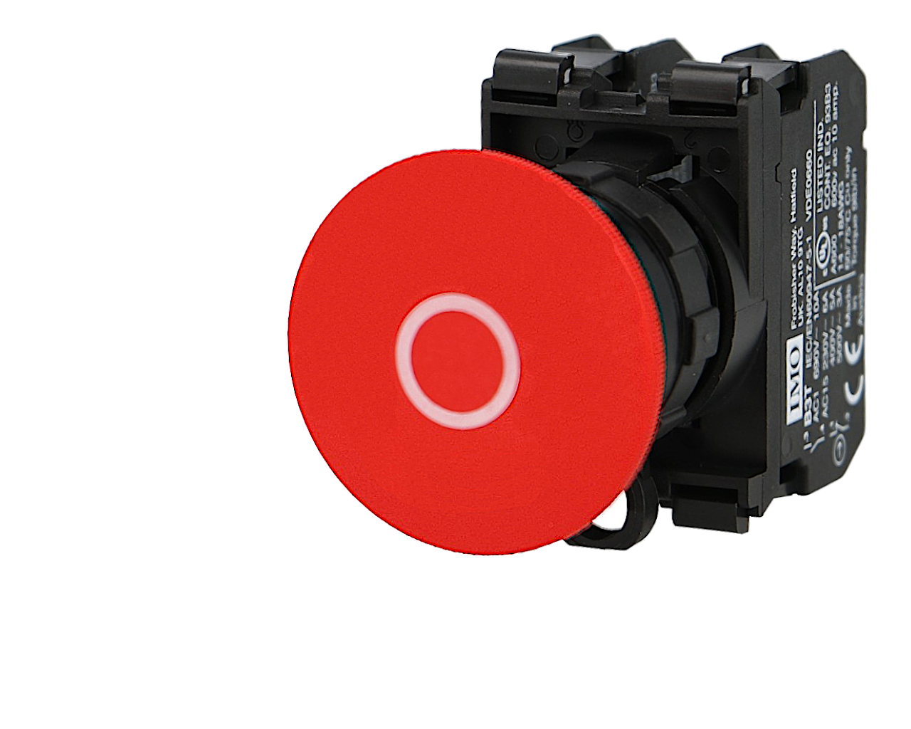 Arrêt d'urgence IMO complet à impulsion Ø22mm, 1NO+1NC