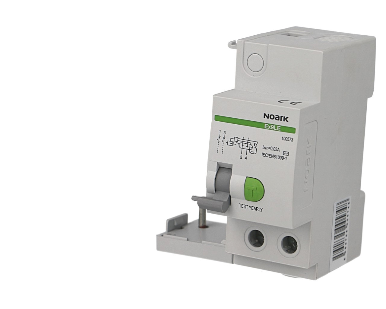 Bloc différentiel bipolaire 40A / 30mA type AC Noark Ex9LE