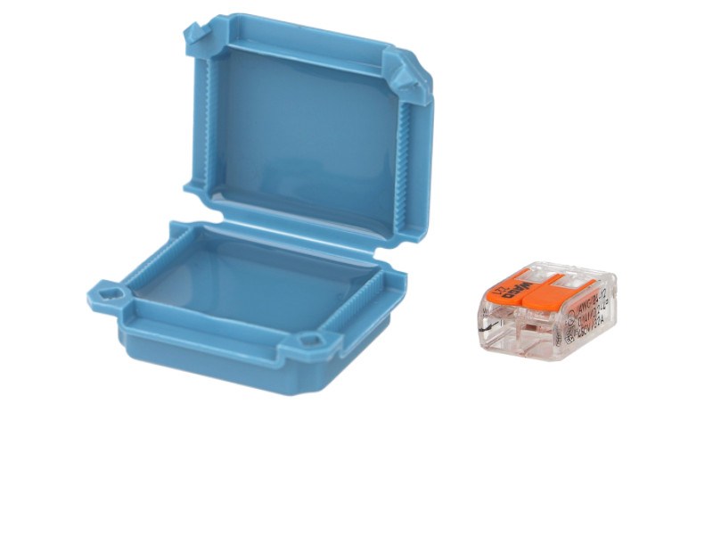 Boite de jonction isolante gel avec 1 borne Wago 2 entrées