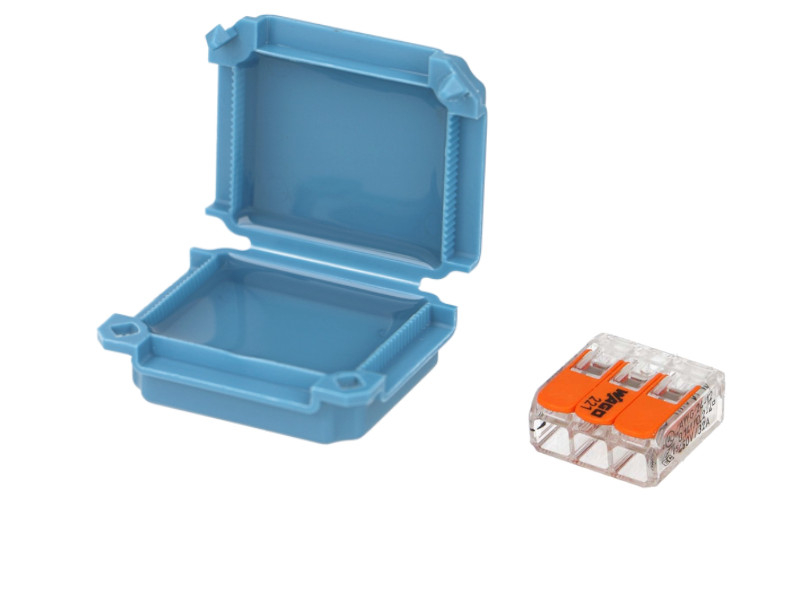 Boite de jonction isolante gel avec 1 borne Wago 3 entrées