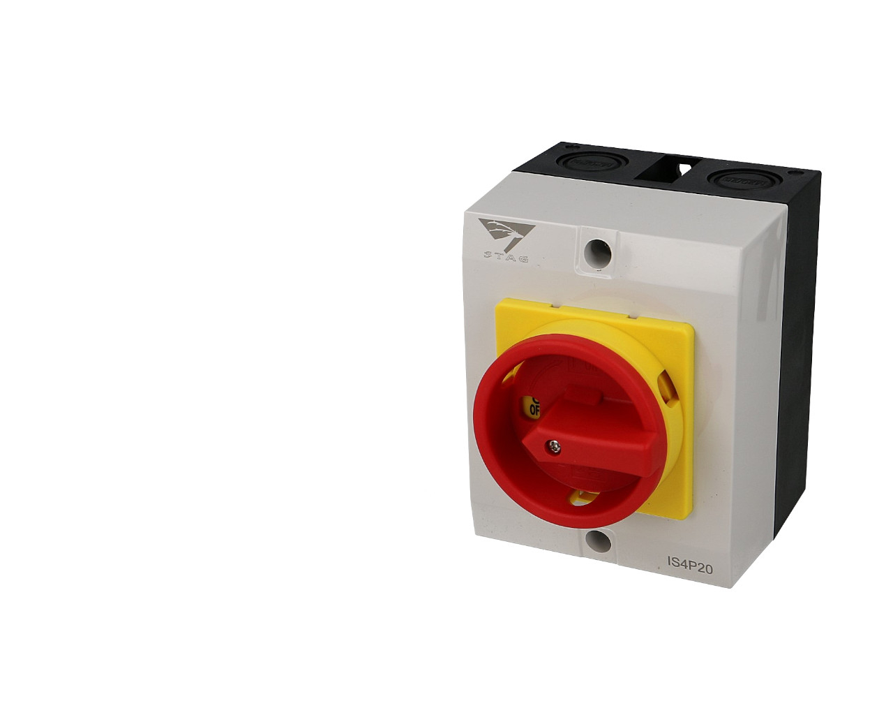 Interrupteur sectionneur rotatif STAG 20A 4P, en boitier