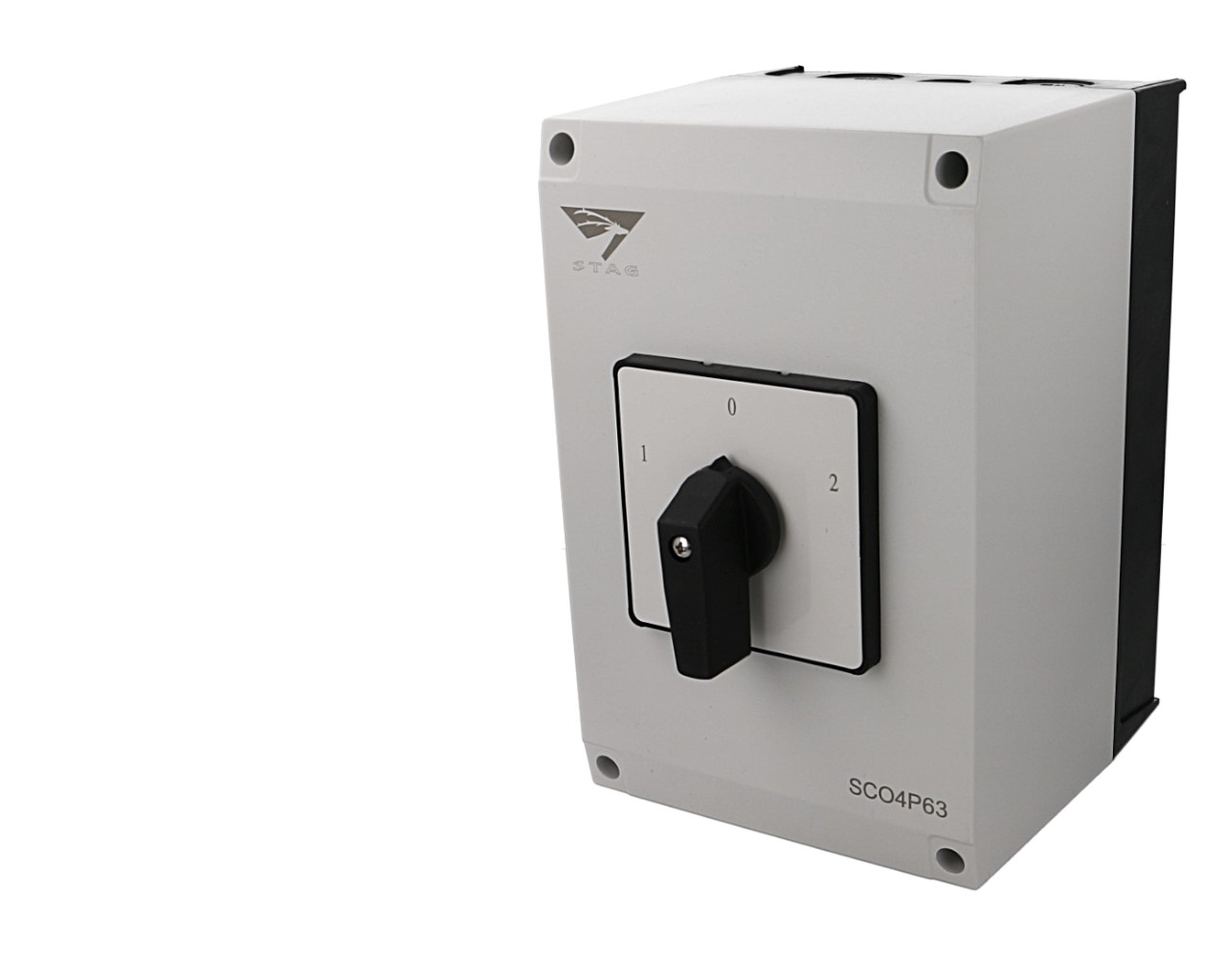 Inverseur de source monophasé / triphasé 63A IP65 en boitier