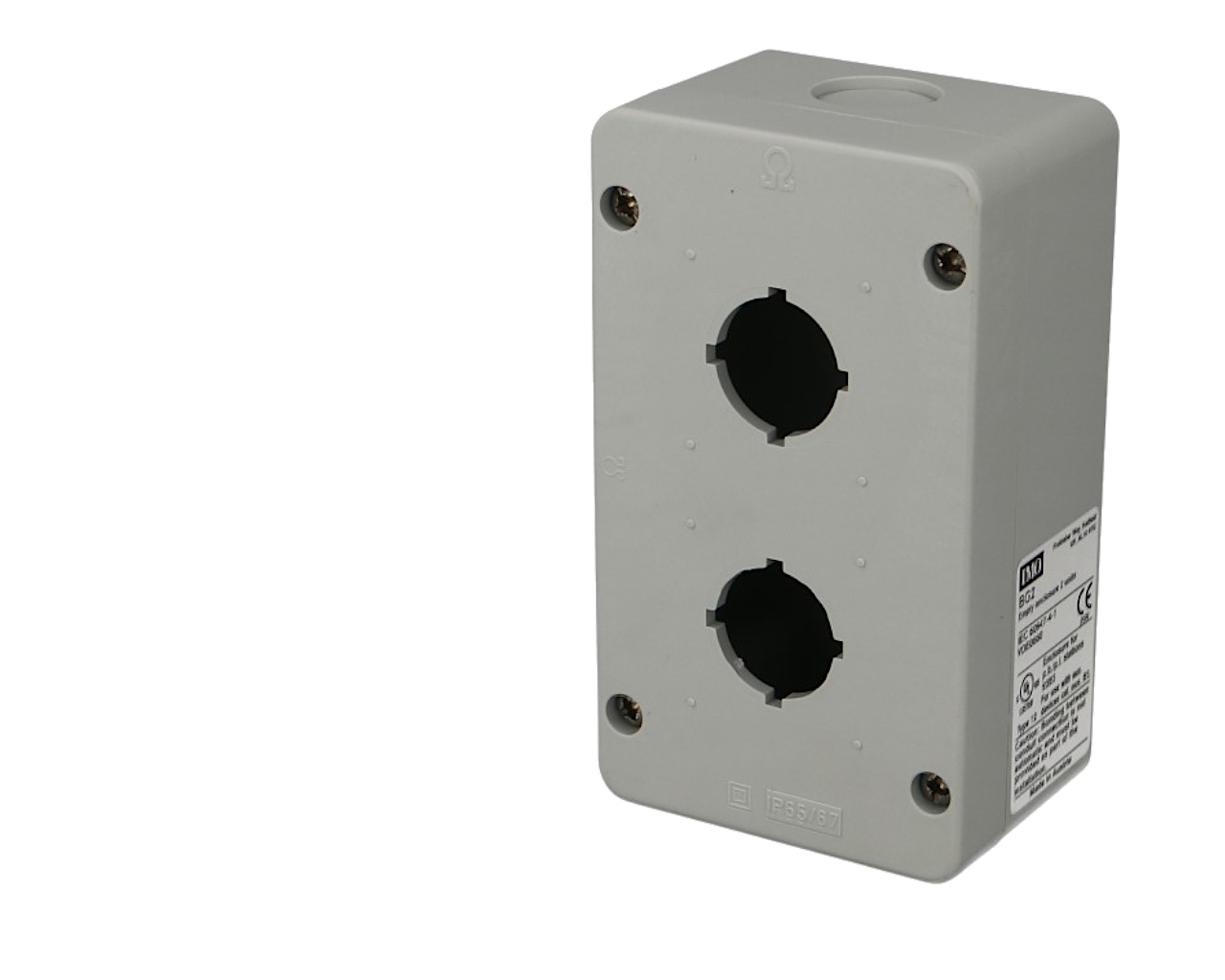 Boîtier deux positions, pour boutonnerie IMO Ø22mm