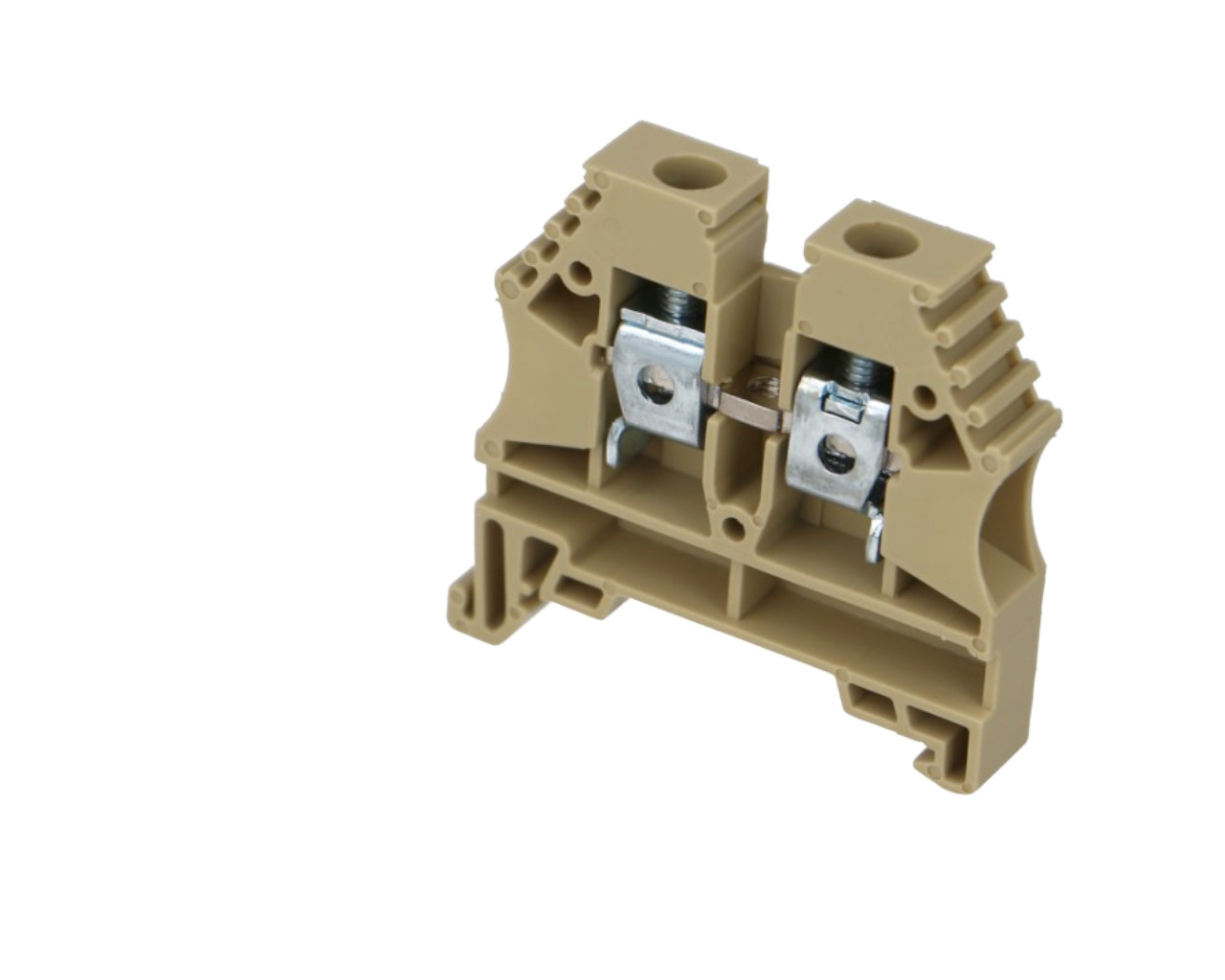 Lot de 25 bornes de jonction à vis 6mm² beige IMO