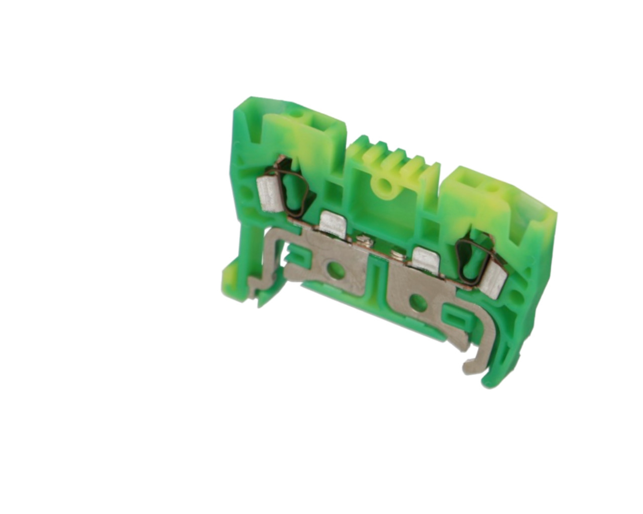 Lot de 25 bornes de jonction à ressort vert/jaune 2.5 mm² IMO