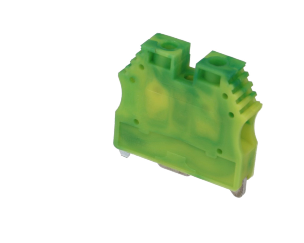 Lot de 25 bornes de jonction à vis 4mm² vert/jaune IMO