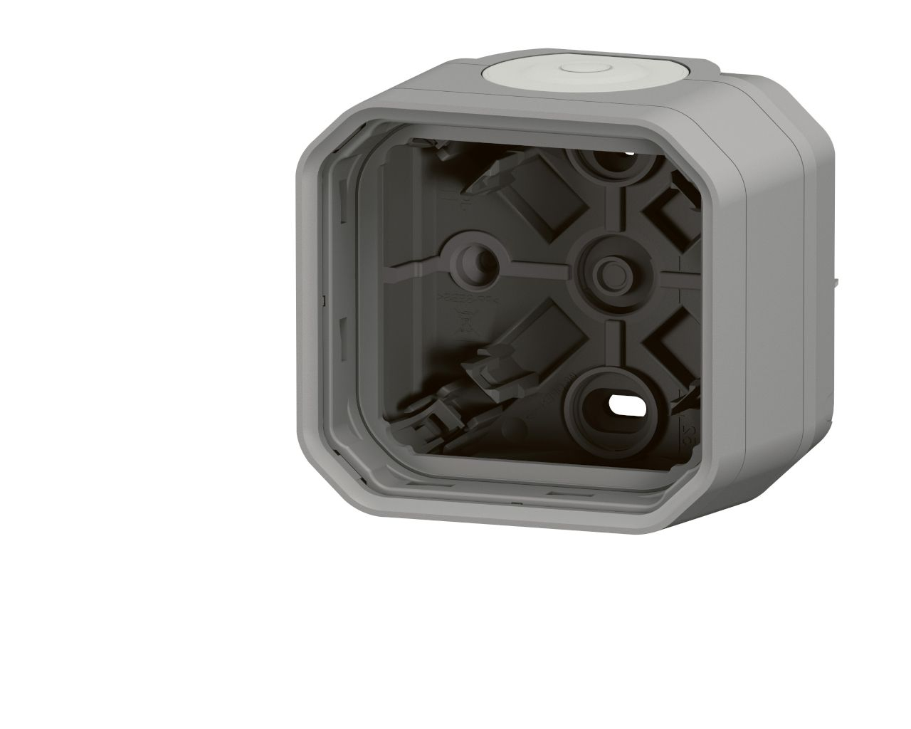 Boitier saillie simple Legrand Plexo™ gris composable