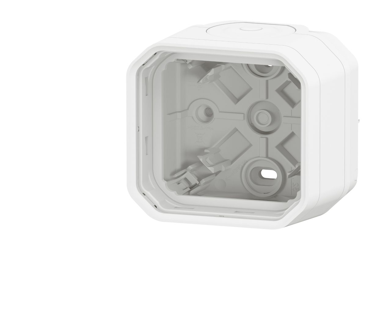 Boitier saillie simple Legrand Plexo™ blanc composable