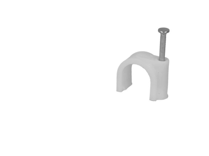 Cavalier attache-fil à clouer pour câble diamètre 10mm