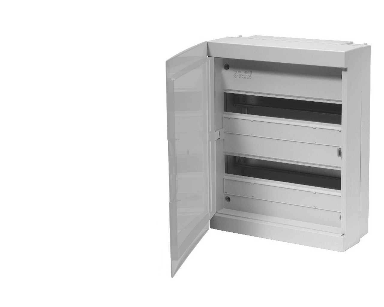 Coffret modulaire 36 modules 2 rangées avec porte opaque ABB