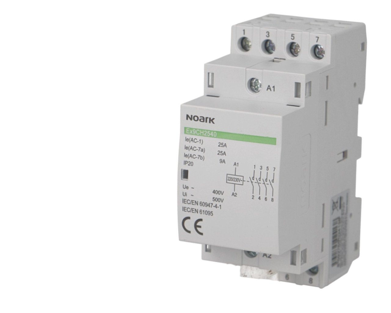 Contacteur modulaire 25A 4NF Noark