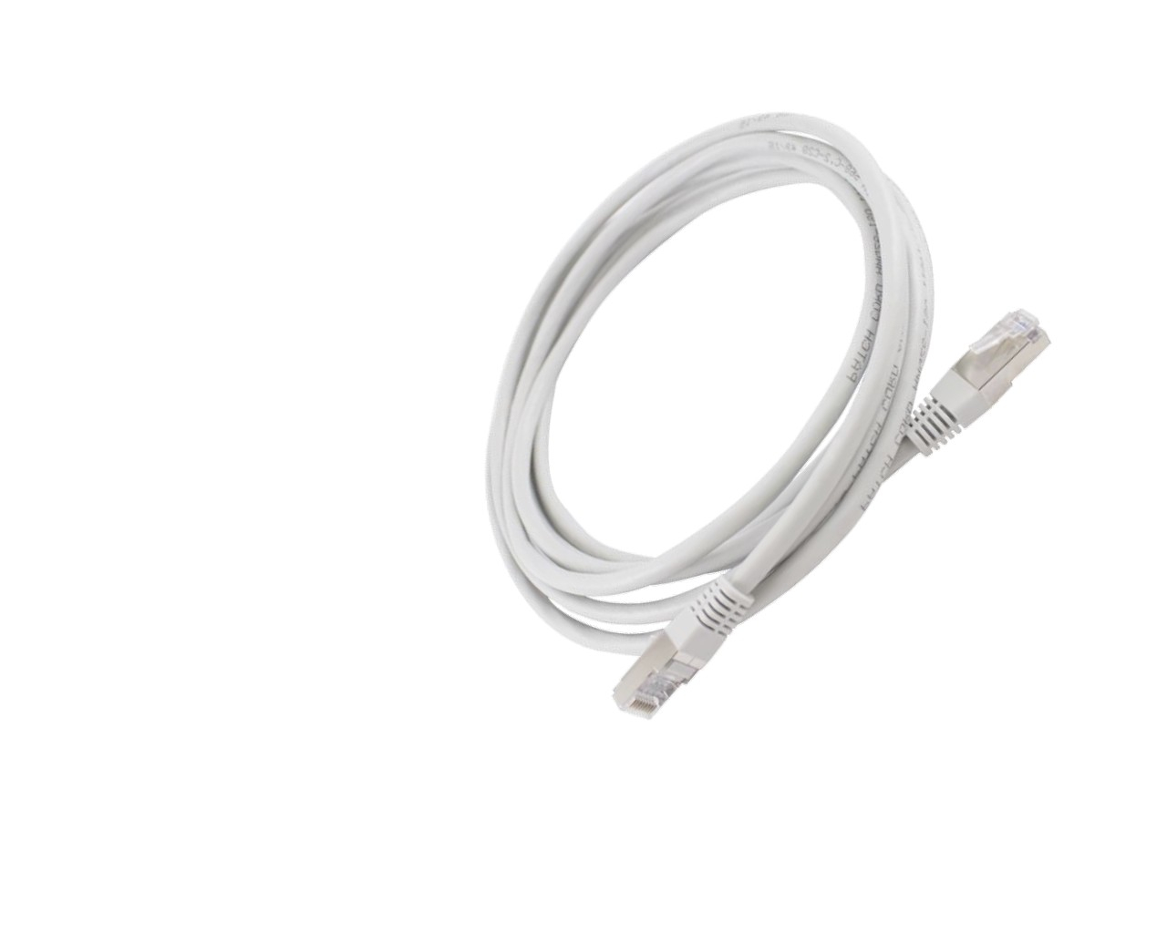 Cordon RJ45 mâle / mâle cat. 6A 1 mètre