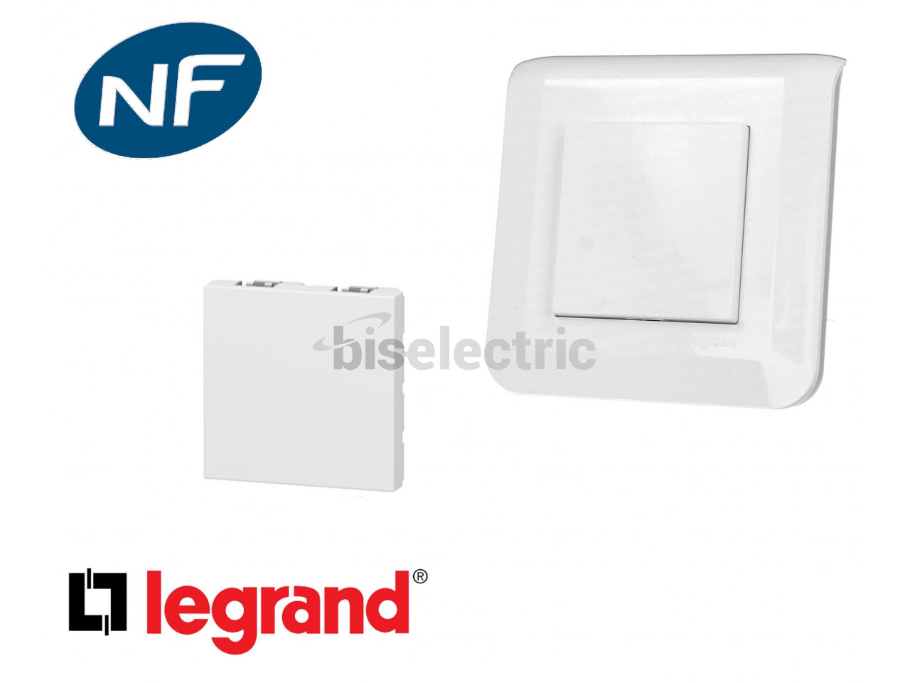 Obturateur Legrand Mosaic | Cache prise murale chez bis-electric