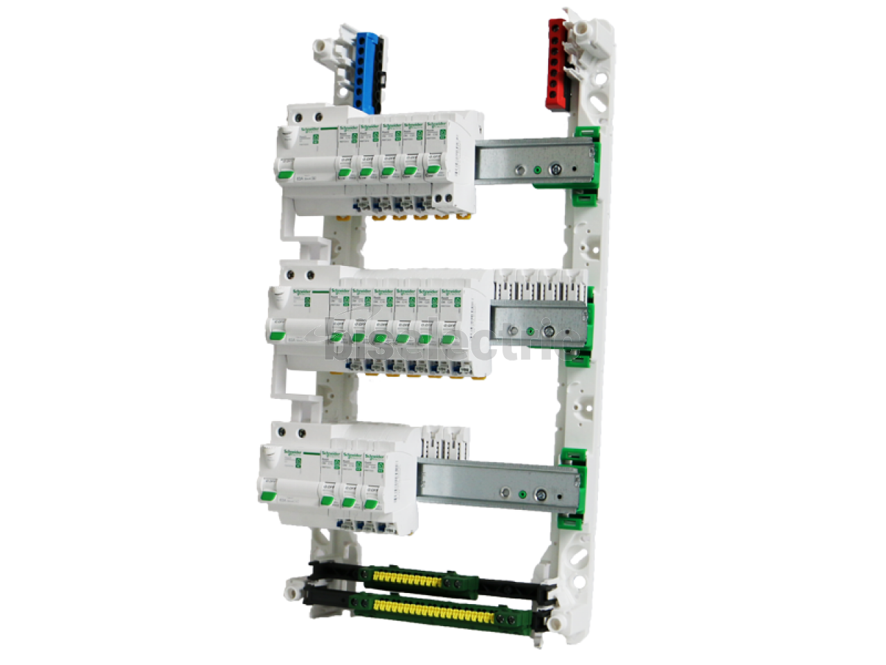 Tableau précâblé 14 disj + 3 ID Schneider Resi9 XE embrochable