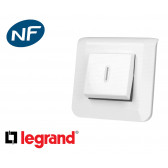 Interrupteur va et vient lumineux Legrand Mosaic™ complet