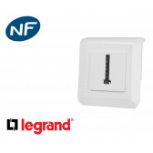 Prise téléphone en T Legrand Mosaic™ complète