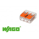 50 mini connecteur WAGO 3 entrées pour fil souple ou rigide