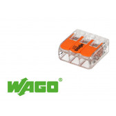 Borne WAGO pour fil souple ou rigide ultracompacte de 0,08 à 4mm²