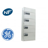 Tableau pré câblé General Electric 11 disj. et 4 interrupteurs diff