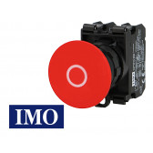 Arrêt d'urgence IMO complet à impulsion Ø22mm, 1NO+1NC